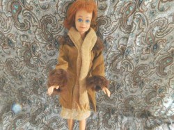 barbie brown coat fur